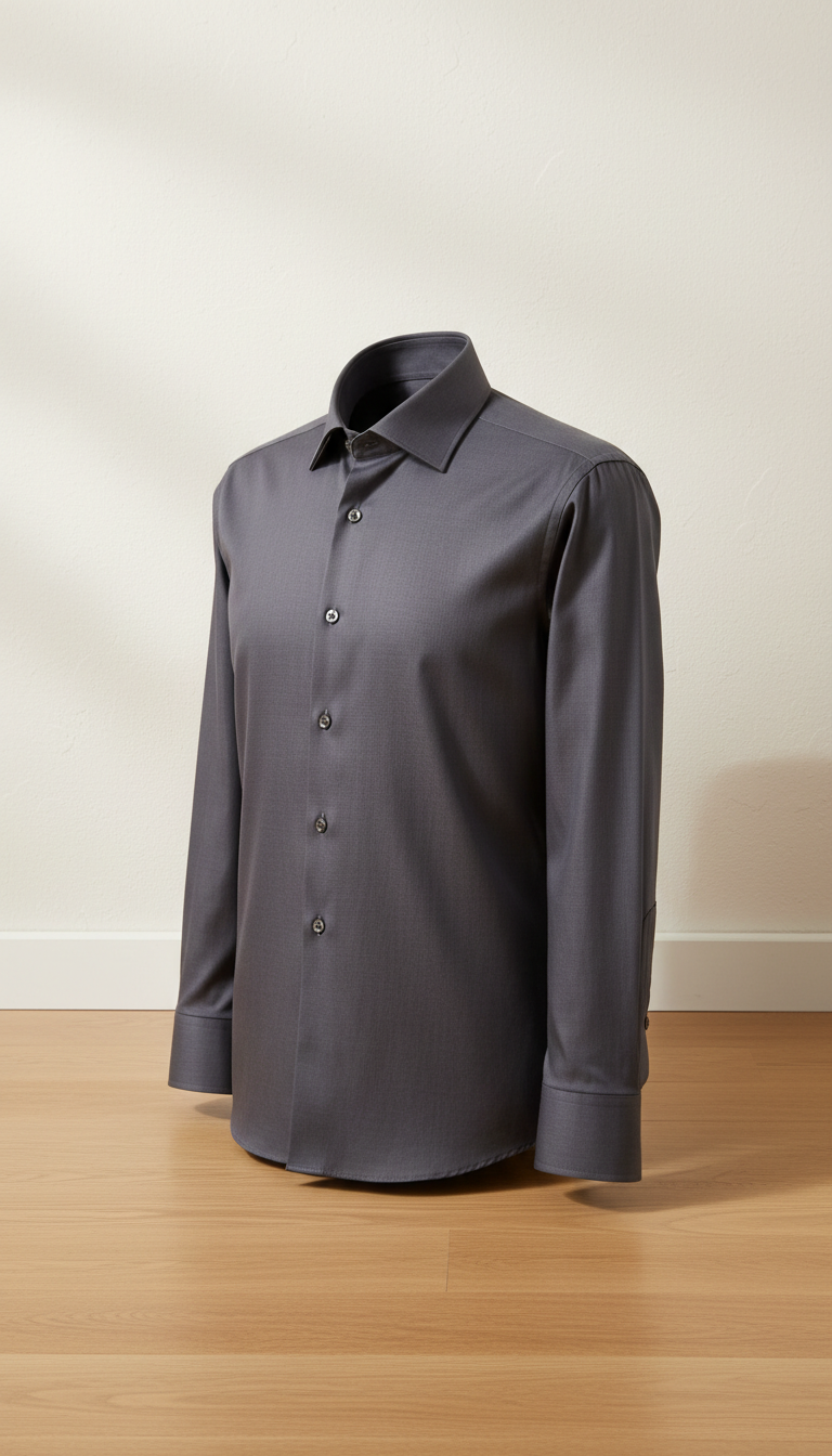 Embroidered Collar Shirt