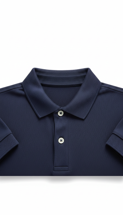 Cable Knit Polo