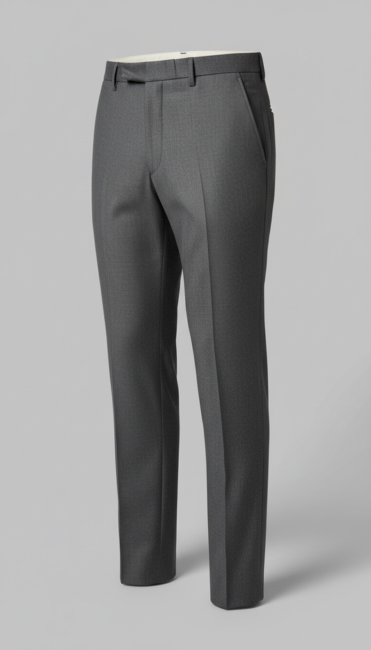 Pleated Straight Trousers