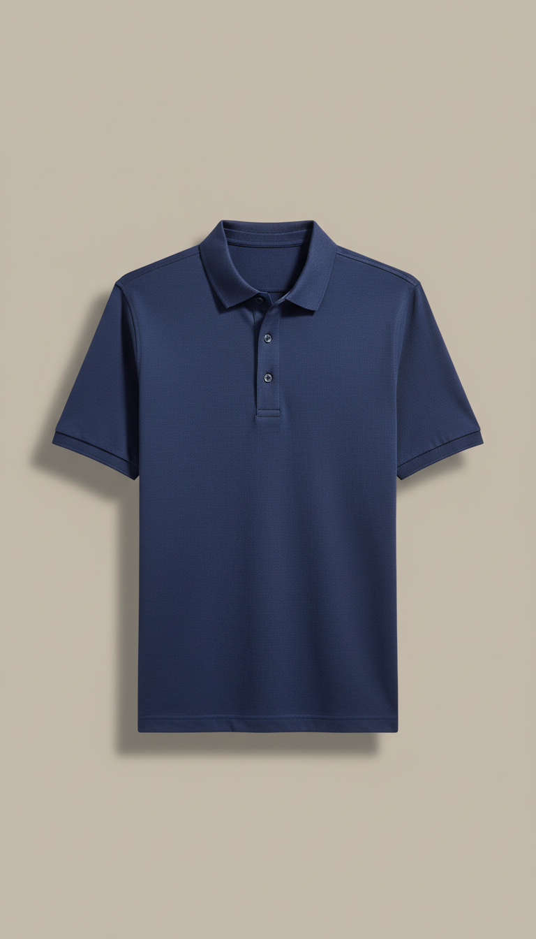 Textured Knit Polo